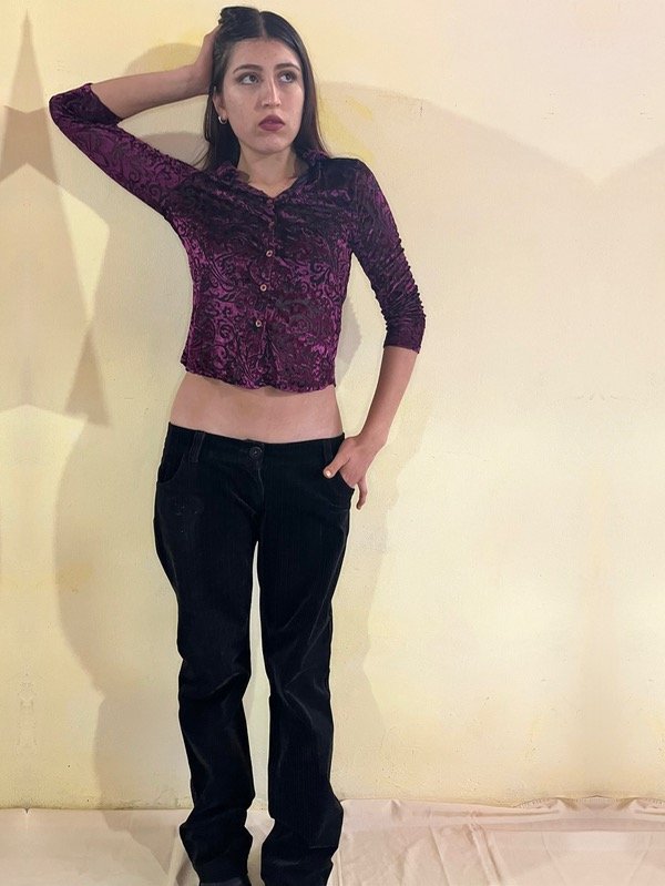 Producto - Pantalon de terciopelo nero