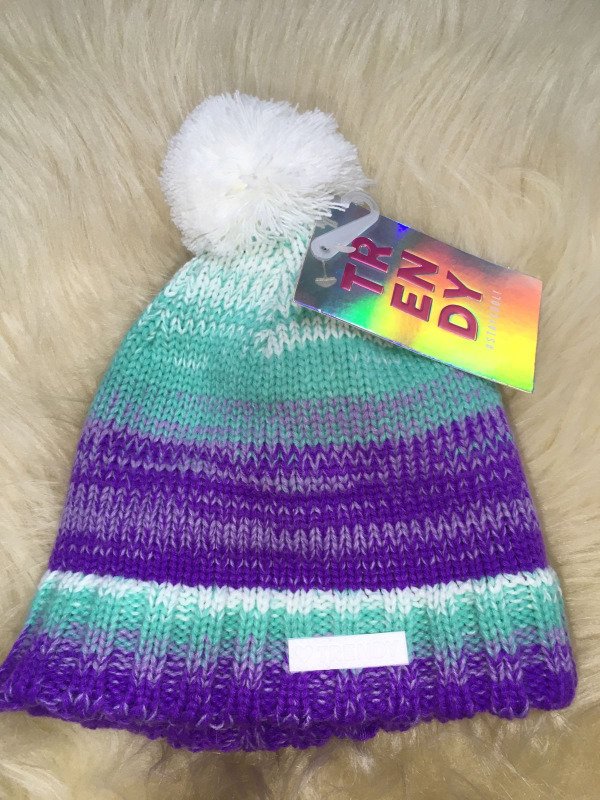 Producto - Gorro con pompón Trendy colorido