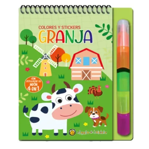 Producto - LA GRANJA COLORES 4 EN 1 Y STICKERS