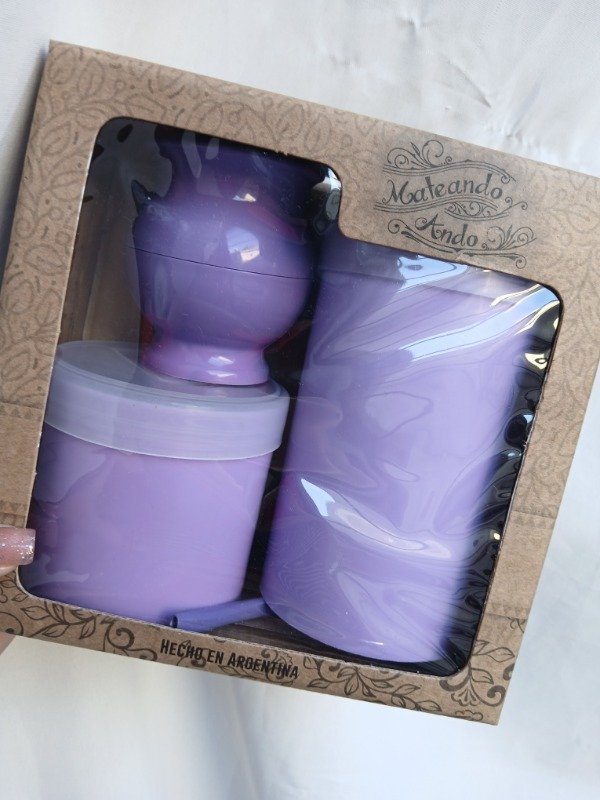 Producto - Combo matero Lila