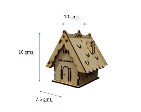 Producto - Casita para luces de navidad modelo 02