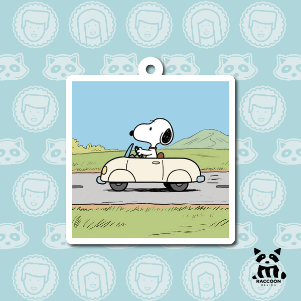 Producto - Llavero Snoopy Manejando