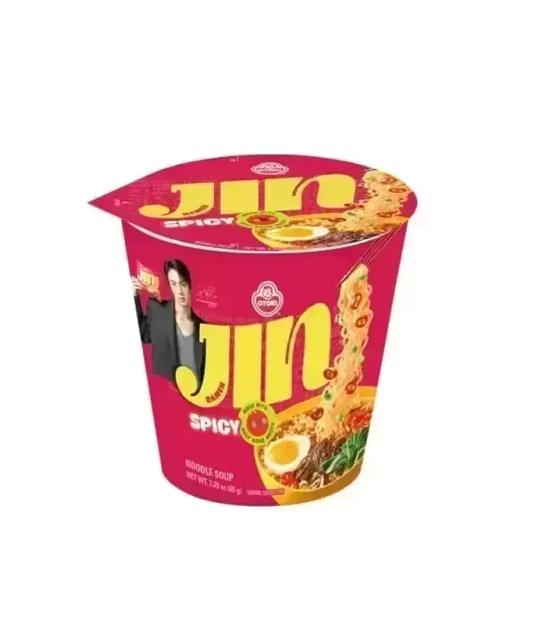 Producto - Ramen Jin Coreano Pote Chico - Edicion Jin BTS - Picante