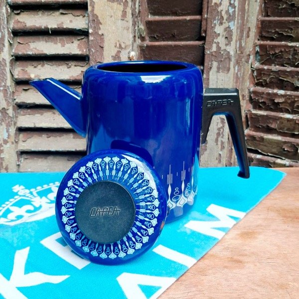 Producto - Cafetera enlozada "Capea Azul"