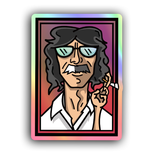Producto - Charly ilustración - Vinilo holográfico