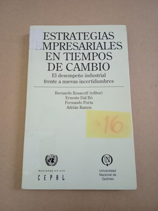 Producto - Estrategias empresariales - Bernardo Kosacoff - Universidad N. de Quilmes 1998 - 0