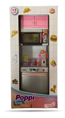 Producto - Poppi Kiara Cocinas Set Microondas Lavaplatos