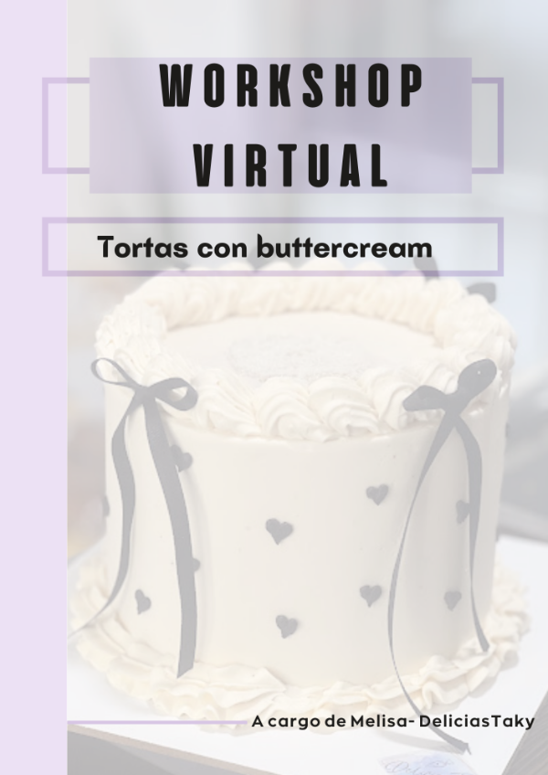 Producto - Taller virtual de tortas con buttercream