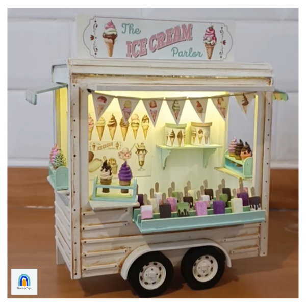 Producto - Kit de miniaturas Heladería de Ensueños