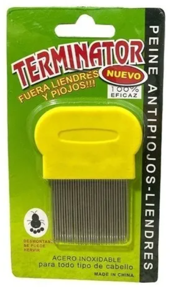 Producto - TERMINATOR PEINE PIOJO X 1
