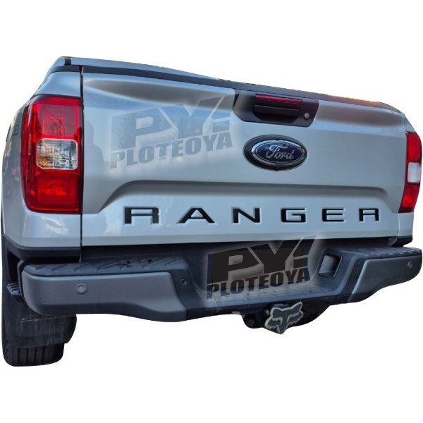 Producto - calco para porton Ford Ranger 2023 2024 2025 - para pegar en el bajo relieve