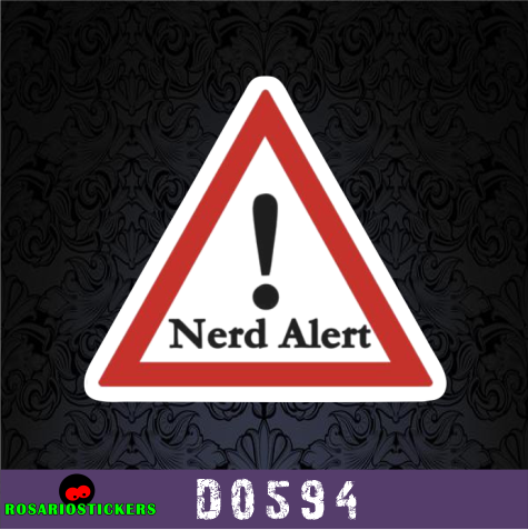 Producto - D0594 - Nerd Alert Alerta Nerd