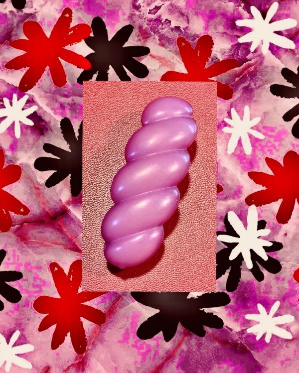 Producto - Hebilla mediana c/diseño Púrpura