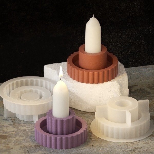 Producto - Molde Porta vela redondo mini