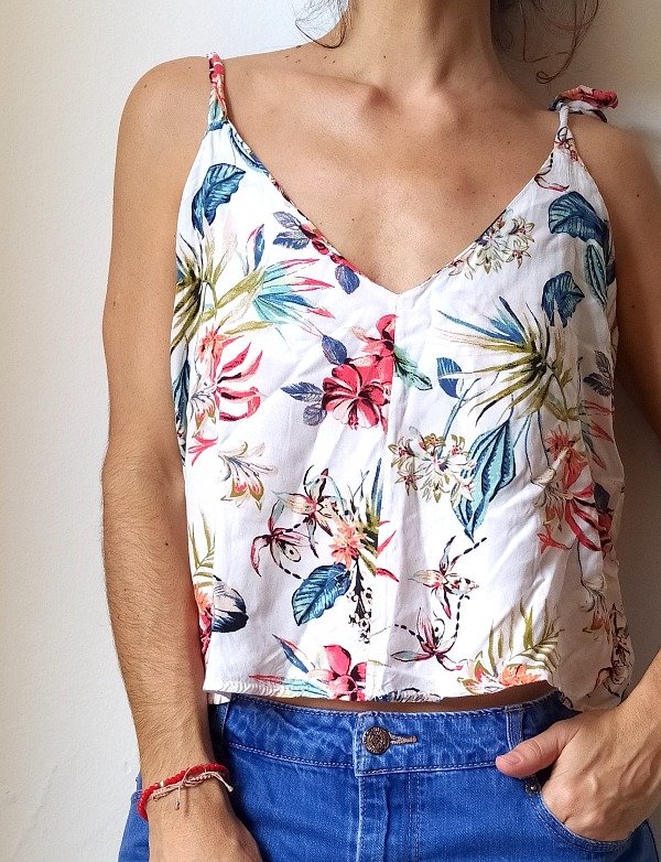 Producto - Musculosa floral TM