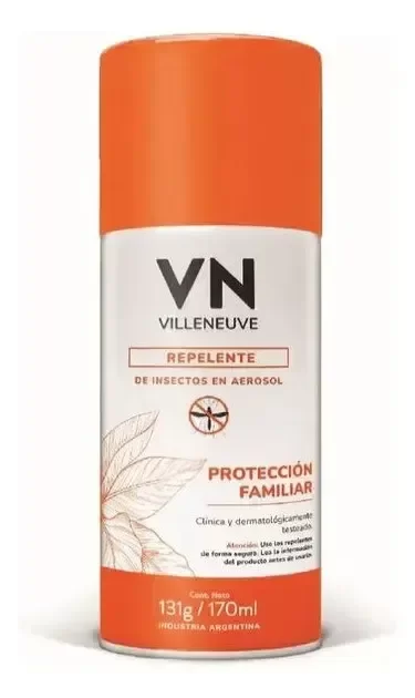 Producto - Repelente Para Mosquitos Villeneuve Vn Familiar x 170ml