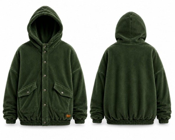 Producto - CAMPERON POLAR PREMIUM VERDE MILITAR (POR PEDIDO, CONTACTAR POR WHATS APP) - 0