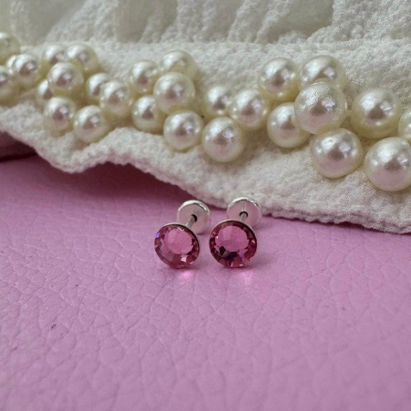Producto - ABRIDOR BRILLO FACETEADO ROSA 5MM