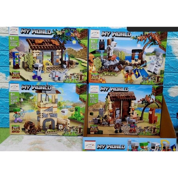 Producto - Lego minecraft grande celeste