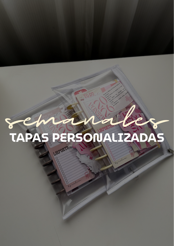 Producto - Tapas personalizadas / Semanal