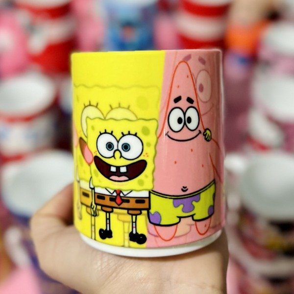 Producto - Taza BOB ESPONJA Y PATRICIO plástico - 0