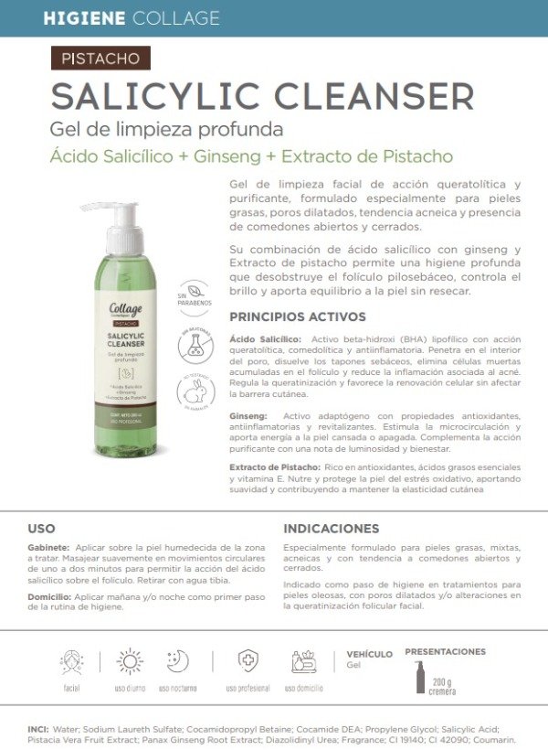 Producto - Collage Salicylic Cleanser Gel de Limpieza 200gr