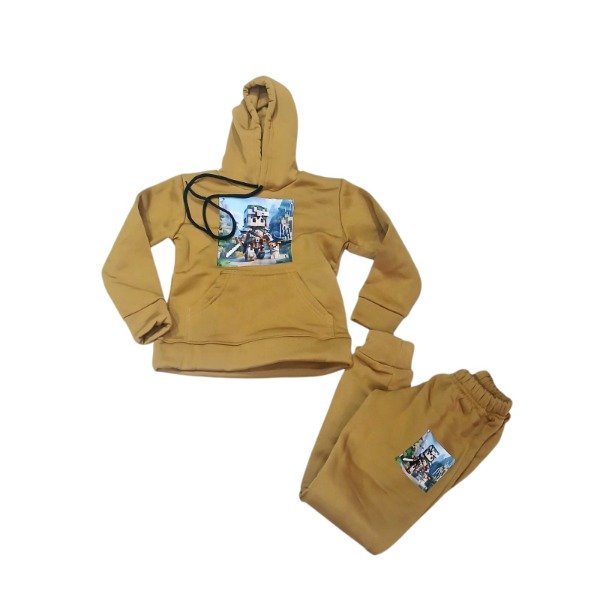 Producto - Conjunto Minecraft Marron Talle 6