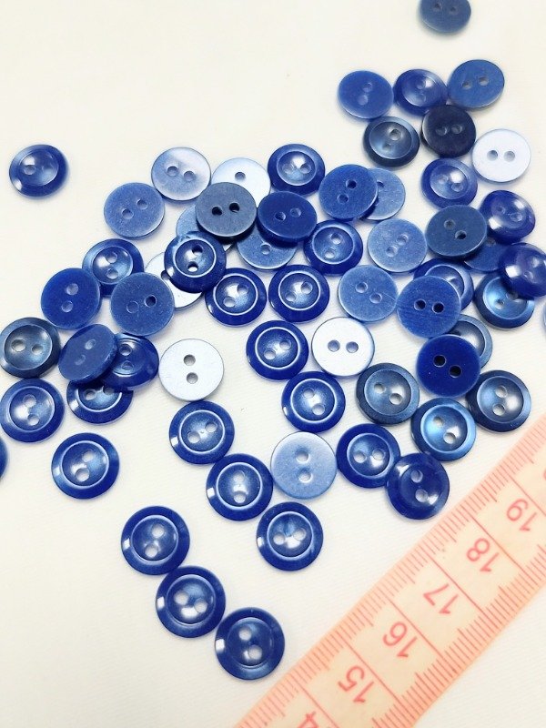 Producto - Botones azul 11 mm
