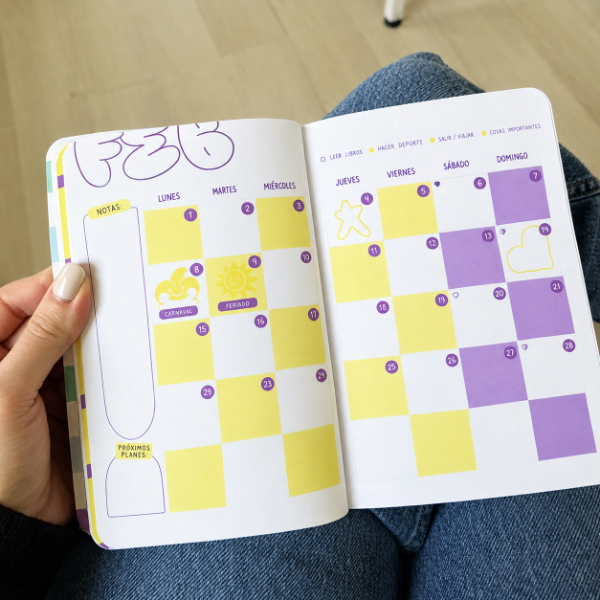 Producto - AGENDA CUADROS - Semana a la vista COMPACTA - 2