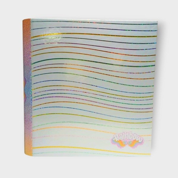 Producto - Carpeta holografica "Rainbow color"