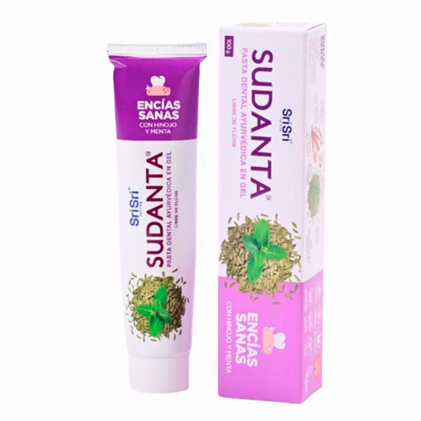 Producto - PASTA DENTAL ENCÍAS SANAS - SUDANTA - SRI SRI - 0