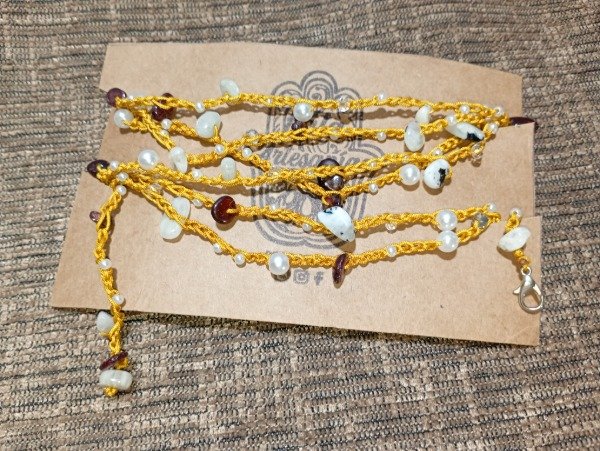 Producto - COLLARES mil vueltas hilo dorado - 5