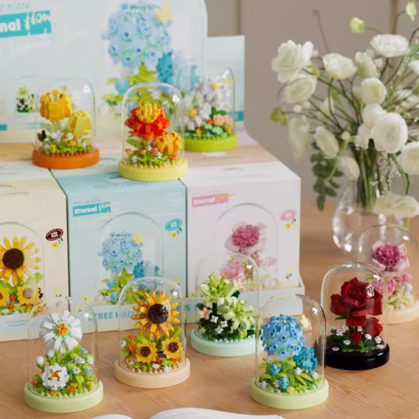 Producto - Mini Blocks Eternal Flowers Base Redonda