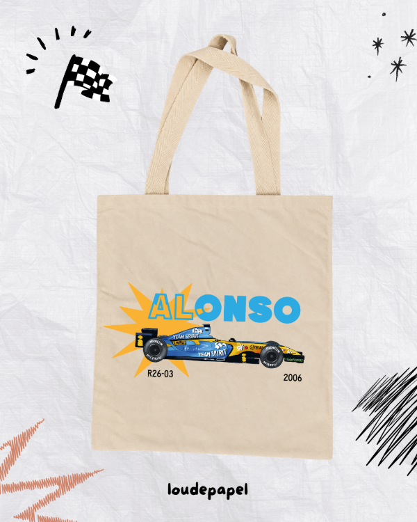 Producto - Fernando Alonso Renault - Tote bag