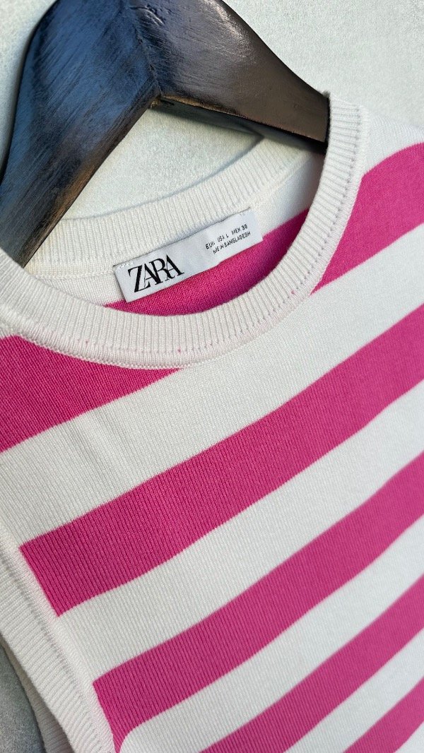 Producto - Top cropped punto Zara TL - 1