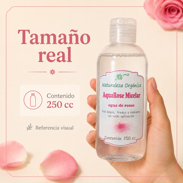 Producto - Agua Micelar AquaRose - Limpieza Profunda y Natural para tu Piel - 4