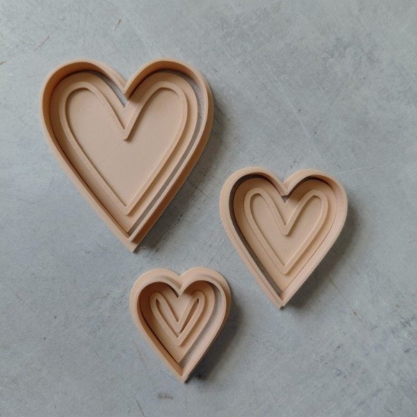 Producto - SET CORAZONES AGATHA CON FILETE