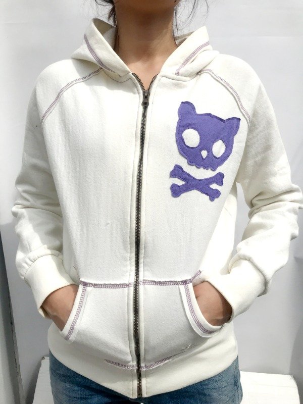 Producto - Zip emo Cat Skull UNIK - 2