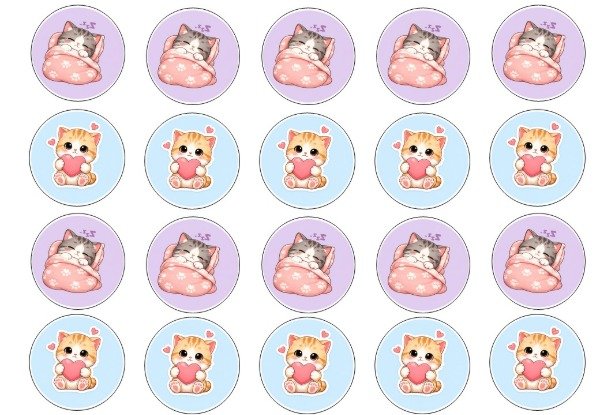 Producto - LAMINA GATITOS 8