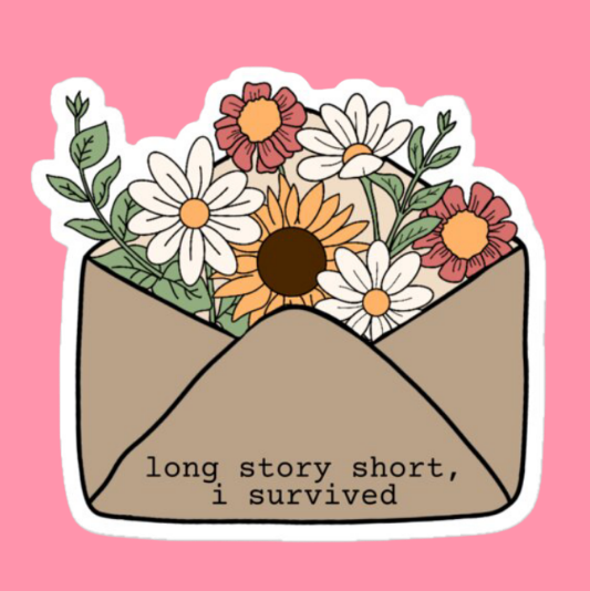 Long story short sticker
