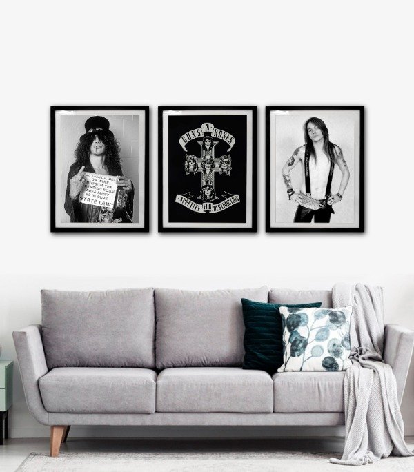 Producto - COMBO GUNS N ROSES 3 CUADROS (Nro 182)
