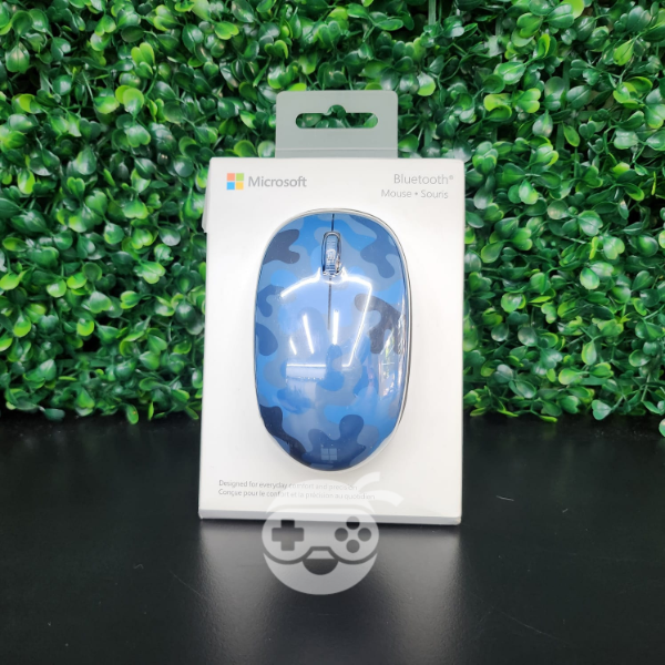 Producto - MOUSE BLUETOOTH MICROSOFT SOURIS CAMUFLADO AZUL
