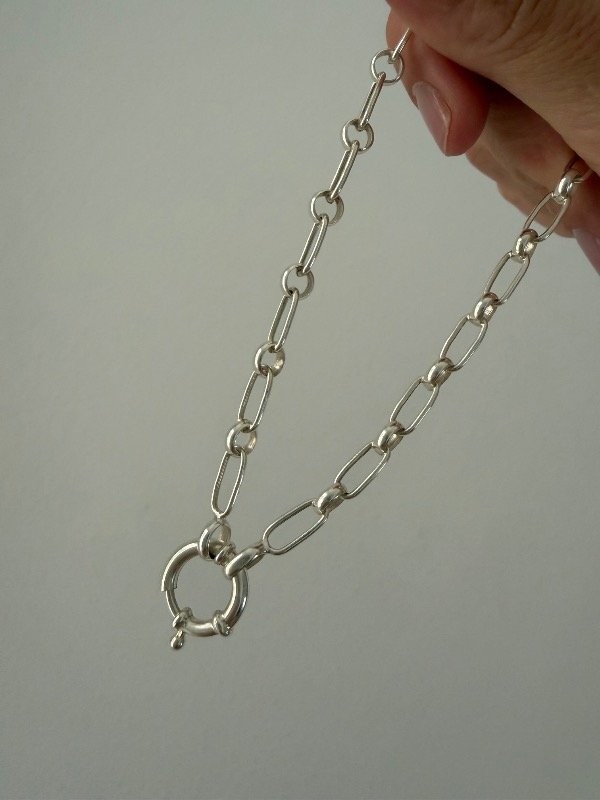 Producto - Cadena Rolo Rectangular con argolla