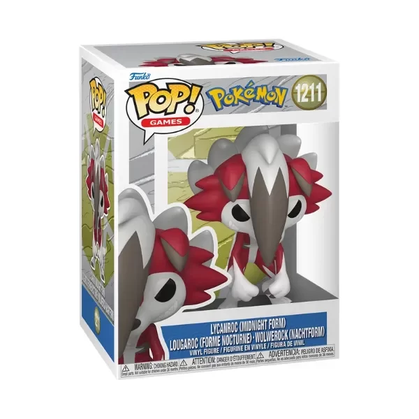 Producto - FUNKO POP POKEMON S7 LYCANROC MIDNIGHT FORM 1211 - 0