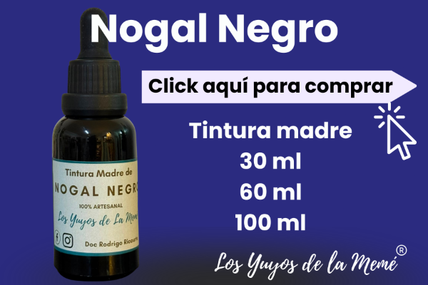 Producto - Tintura madre de nogal negro. Desparasitación, Los Yuyos de la Memé - 0