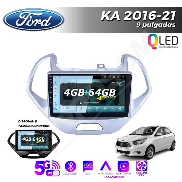 Producto - MULTIMEDIA FORD KA S - 2016/21+ - 9 PULGADAS CARPLAY Y ANDROID AUTO - 0
