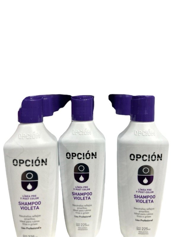 Producto - shampoo violeta x225cc por 12 unidades precio mayorista