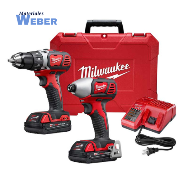 Producto - JUEGO DE TALADRO INALAMBRICO Y ATORNILLADOR DE IMPACTO 2691-259A MILWAUKEE
