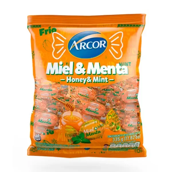 Producto - RELLENO MIEL + MENTA caramelos x 335 gr