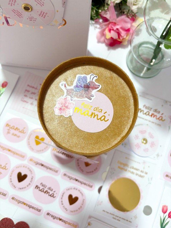 Producto - Sticker Holo Pink Mamá - 1